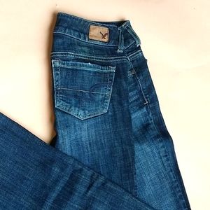American Eagle Artist stretch long wideleg jeans